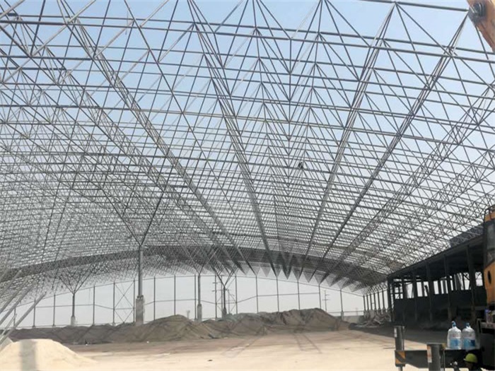 樟树钢厂料仓网架工程
